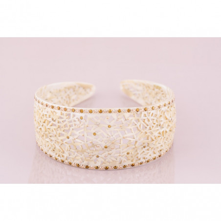 Cercle fait-main Classique TGM pluie de strass,rail toile d'araignée