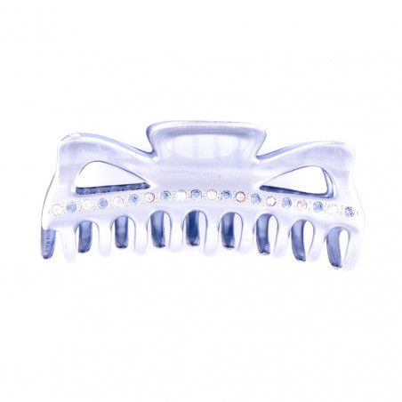 Hairclip Injected pliers TGM rail strass 18 teeth model C