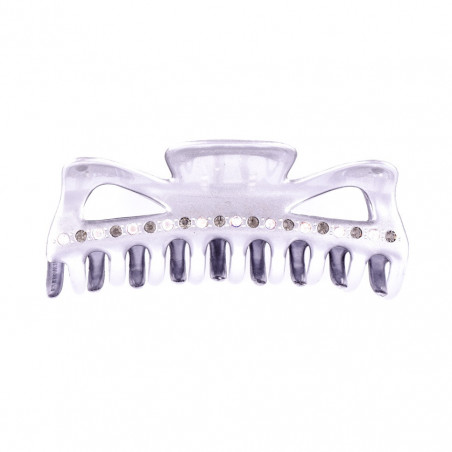 Hairclip Injected pliers TGM rail strass 18 teeth model C