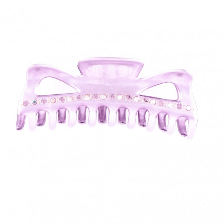 Hairclip Injected pliers TGM rail strass 18 teeth model C