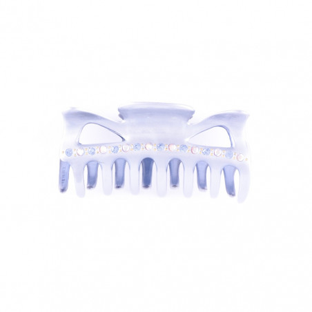 Hairclip Injected pliers GM rail strass 14 teeth model C