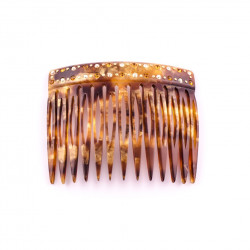 Handmade comb Classical MM rail strass 2