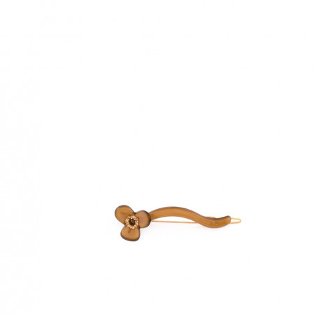 Tige boule Pansy Flowers TPM center of strass a flower pansy