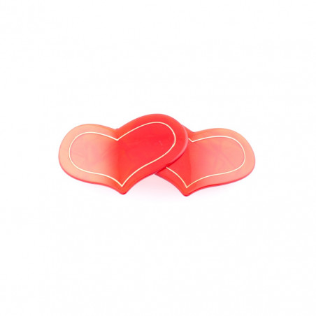 Ponytail 8cm Multicore GM filet,simple two hearts