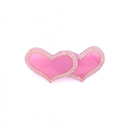 Ponytail 8cm Multicore GM filet,light two hearts