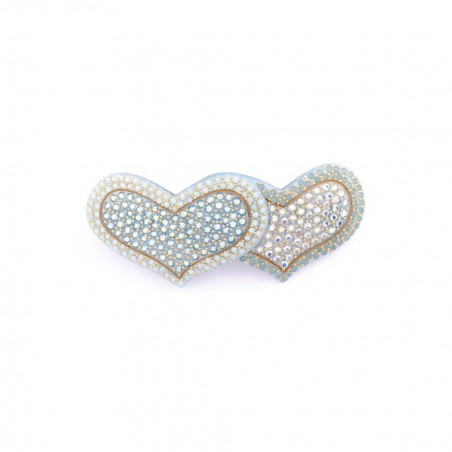 Ponytail 8cm Multicore GM filet,full two hearts