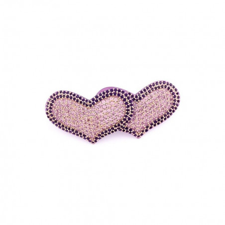Ponytail 8cm Multicore GM filet,full two hearts