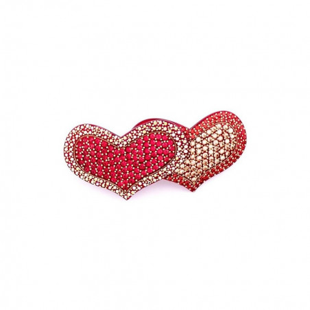 Ponytail 8cm Multicore GM filet,full two hearts