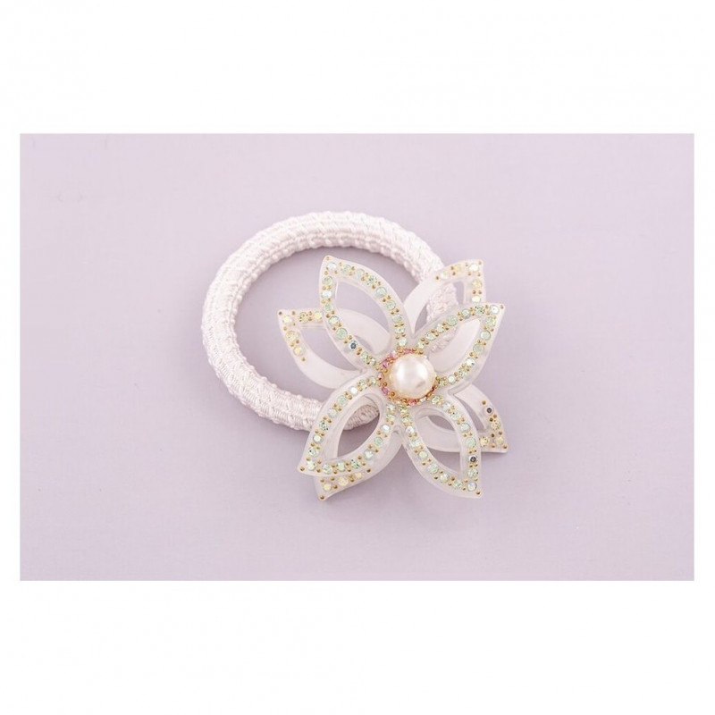 Elastic Orchids MM rail strass openwork orchid