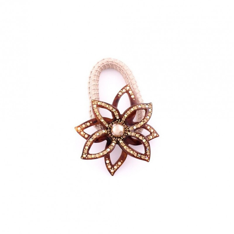 Elastic Orchids MM rail strass openwork orchid