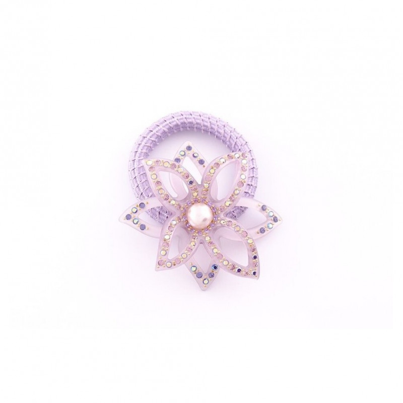 Elastic Orchids MM rail strass openwork orchid