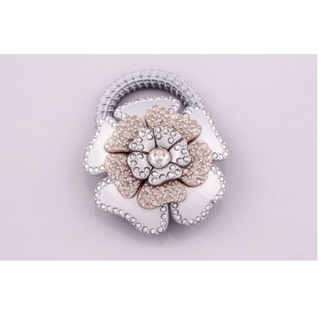 Elastic Camellia new GM light gold and silver material camellias