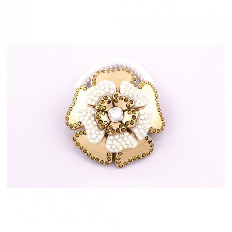 Elastic Camellia new GM rail strass