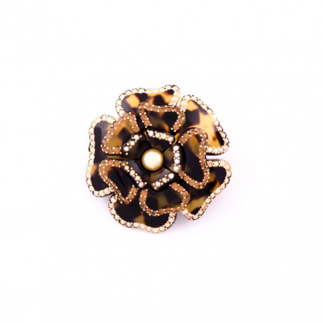 Tige boule Camellia new GM rail strass