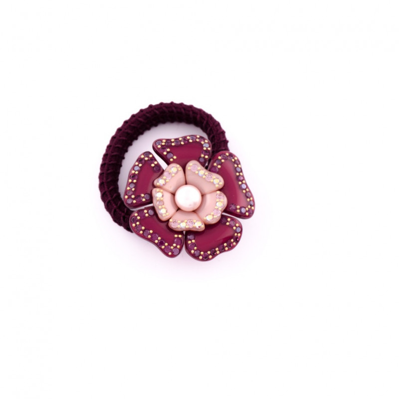 Elastic Camellia new MM rail strass