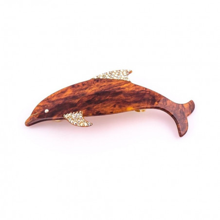 Barrette matic 8cm Dauphins GM light