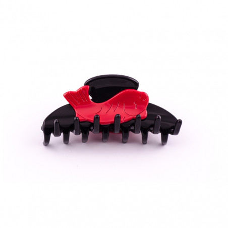 Handmade hairclip Pisces MM simple a fish (x2)