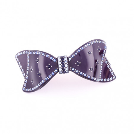 Big ponytail 8cm Knotted node MM rail strass