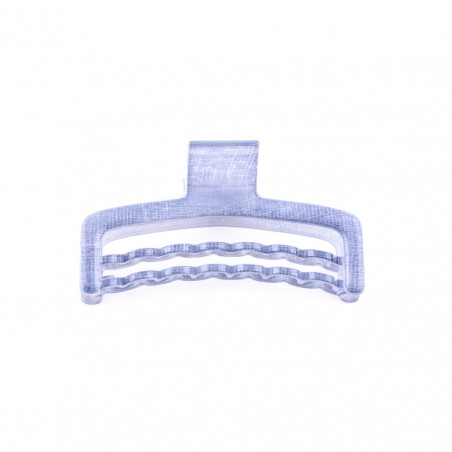 Hairclip Injected pliers TGM simple 7 dents ondulées