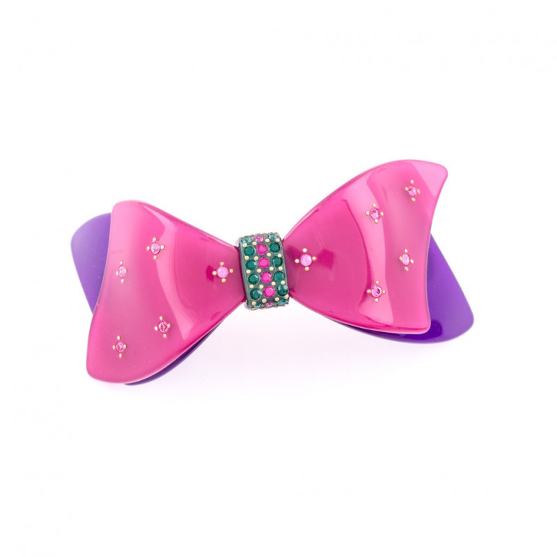 Barrette matic QDC Nœud à pans GM light