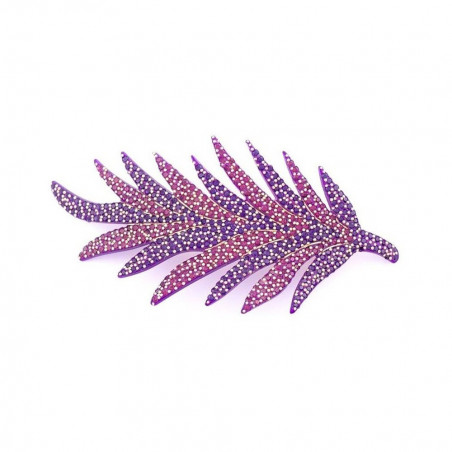 Barrette matic 8cm Plumes GM very full plume