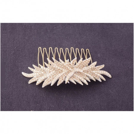 Rock'n roll comb Feathers MM full two PM feathers