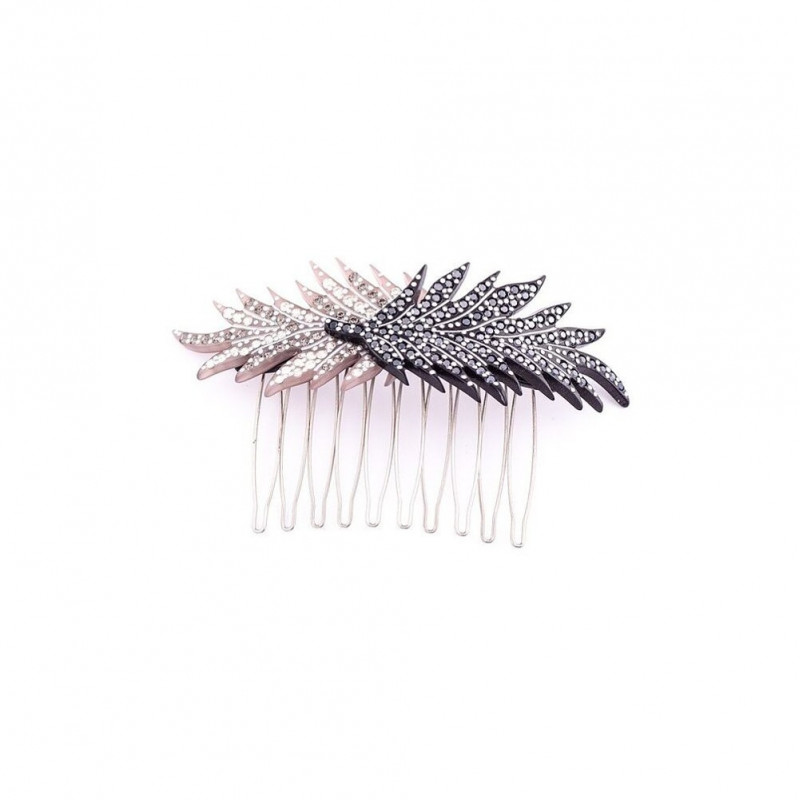 Rock'n roll comb Feathers MM full two PM feathers