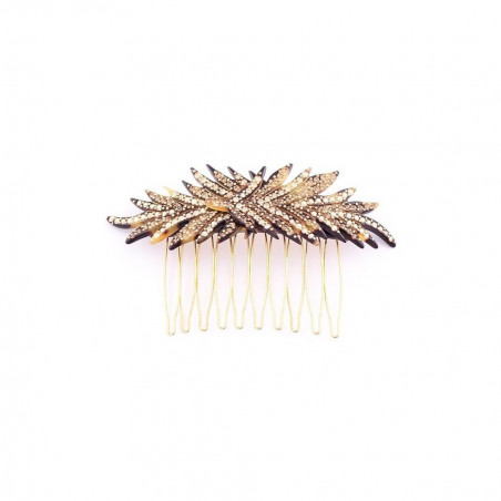 Rock'n roll comb Feathers MM full two PM feathers
