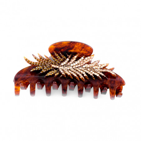 Handmade hairclip Feathers TGM full two feathers (x2)