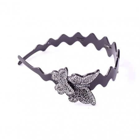 Handmade headband Butterfly edged GM full zig-zag circle