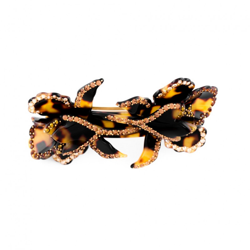 Big ponytail 8cm Orchids GM rail strass two new...