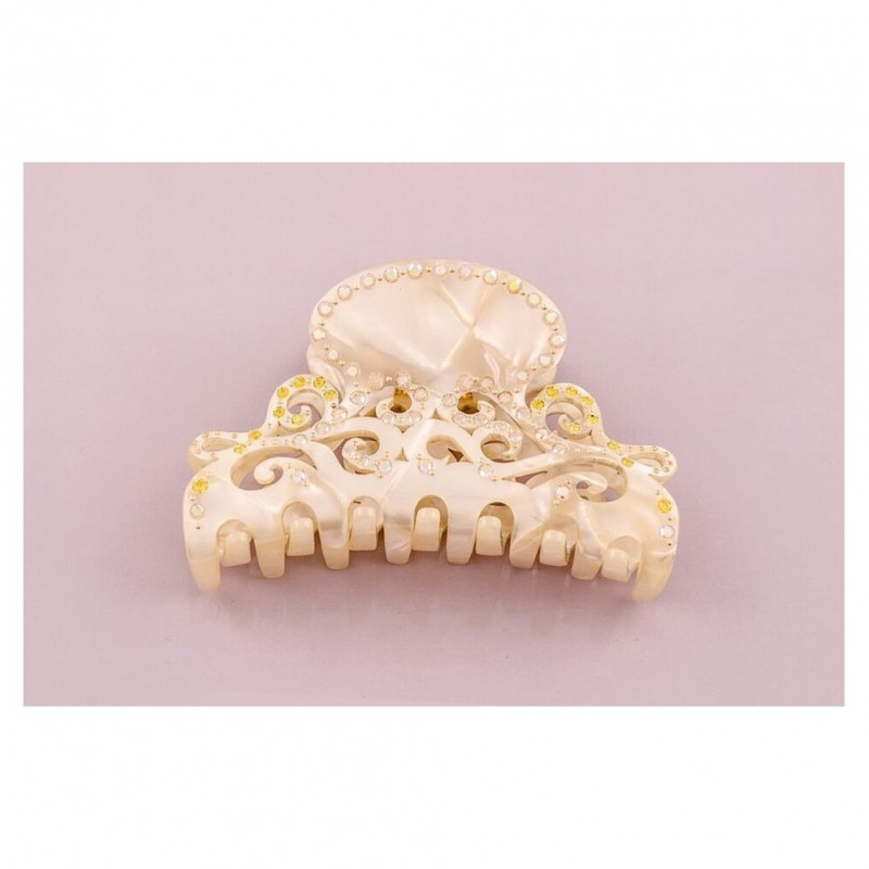 Handmade hairclip Lace GM light lace