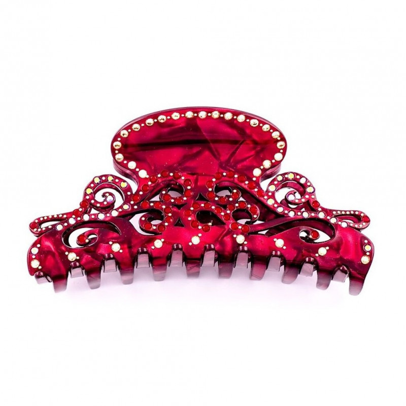 Handmade hairclip Lace TGM light lace