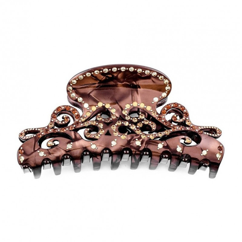 Handmade hairclip Lace TGM light lace