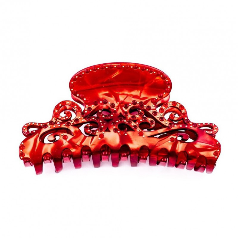 Handmade hairclip Lace TGM light lace