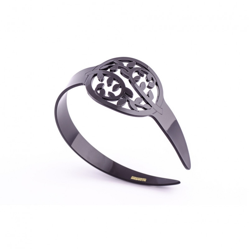 Handmade headband Japan GM simple openwork foliage