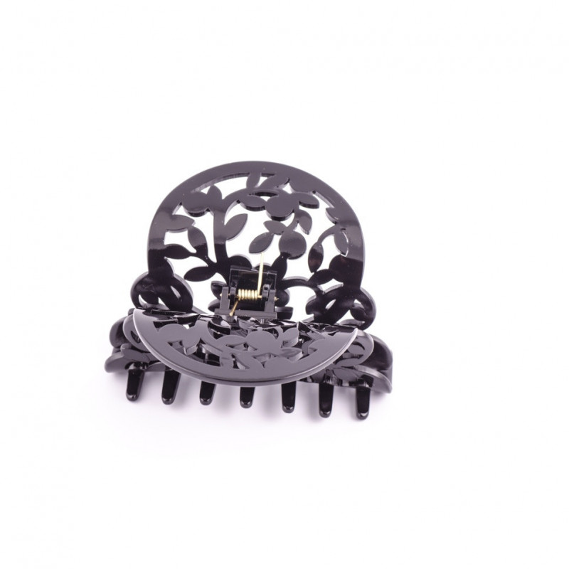 Handmade hairclip Japan GM simple openwork foliage