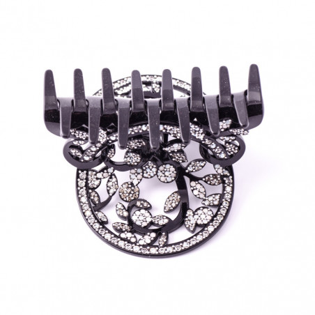 Handmade hairclip Japan GM full openwork foliage