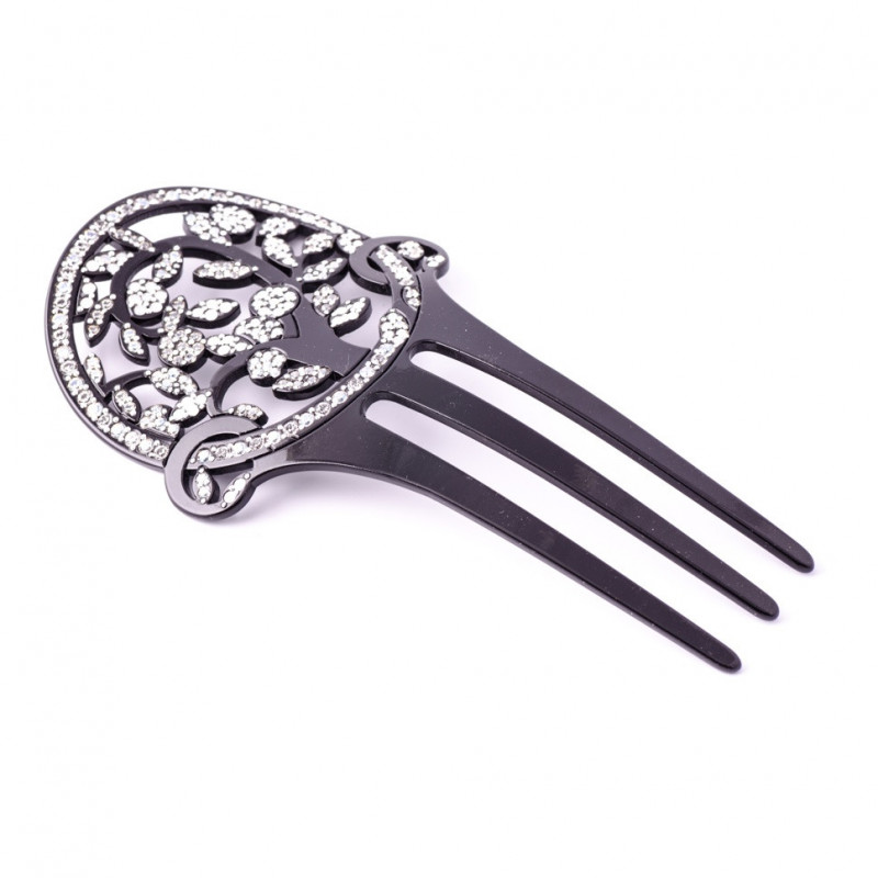 Handmade hairpin Japan GM light openwork foliage