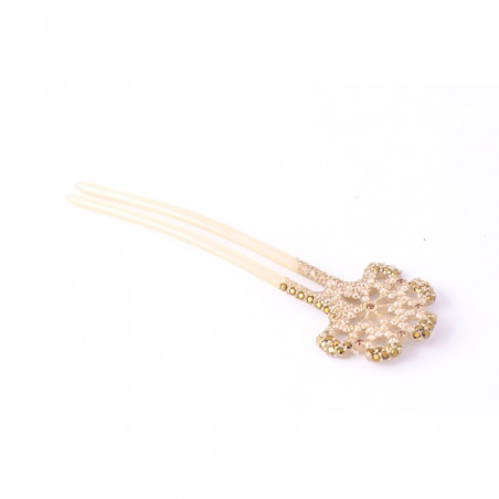 Handmade hairpin Classical GM full openwork flowers