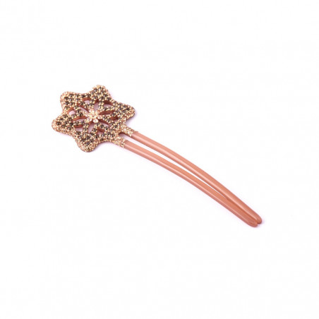 Handmade hairpin Classical GM full openwork star