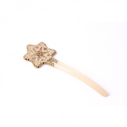 Handmade hairpin Classical GM full openwork star 2