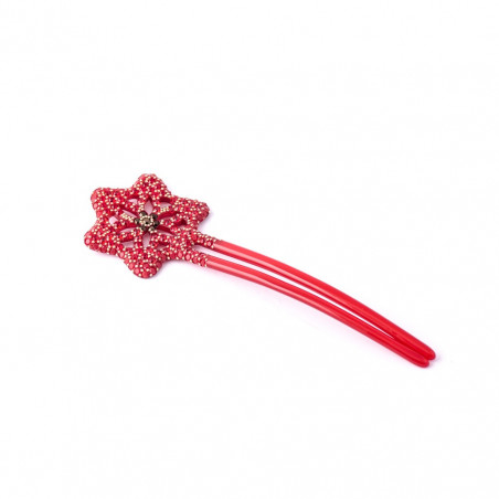 Handmade hairpin Classical GM full openwork star