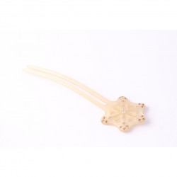 Handmade hairpin Classical GM light openwork star 2