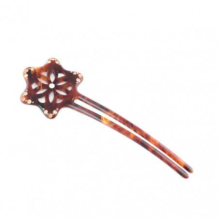 Handmade hairpin Classical GM light openwork star