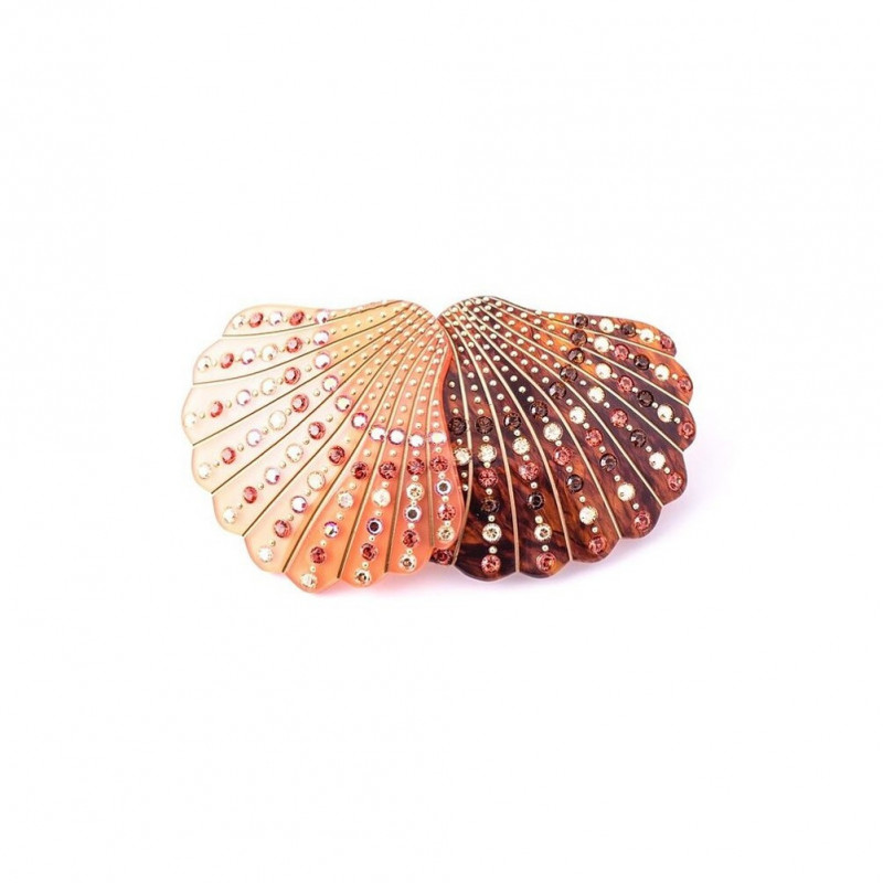 Ponytail 8cm Shells GM rail strass two shells