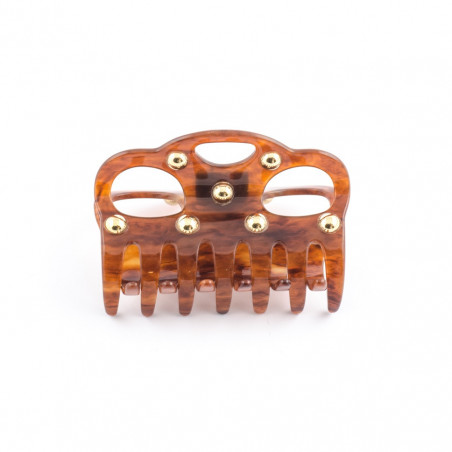 Handmade hairclip Classical PM light ajourée