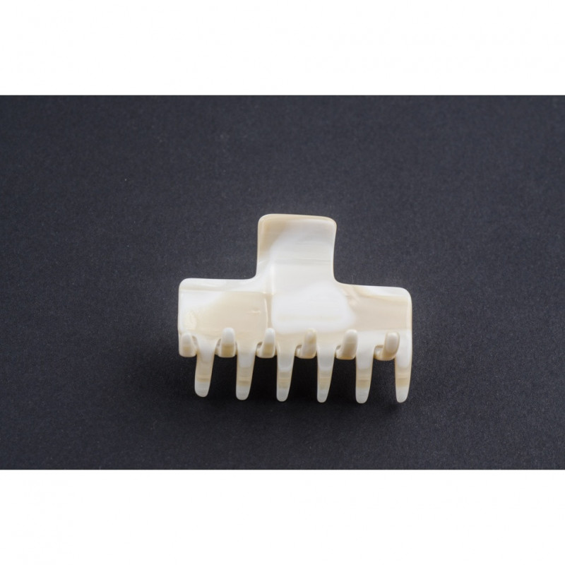 Handmade hairclip Classical PM light square edge