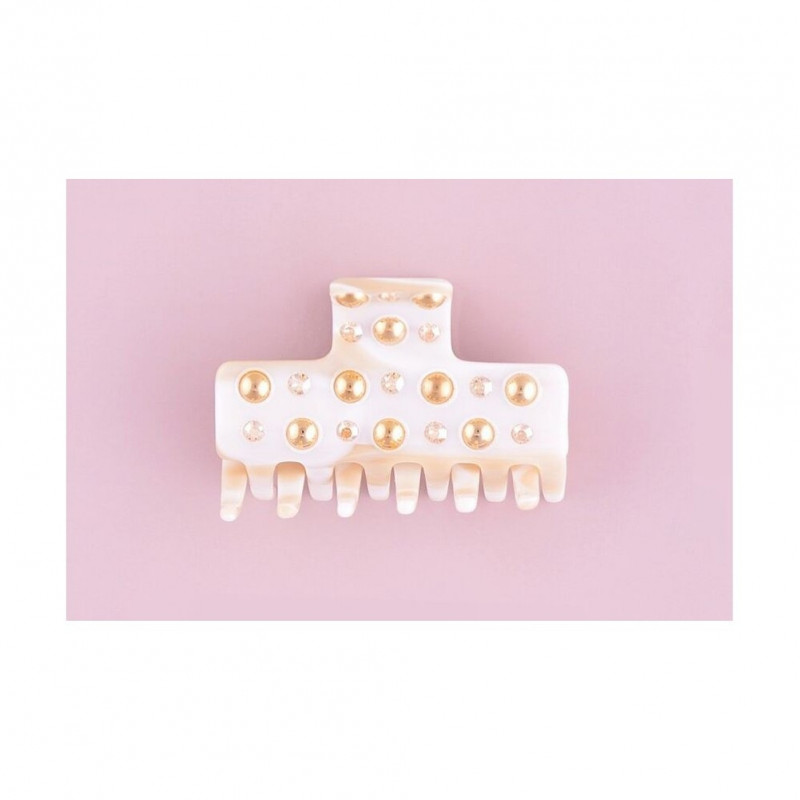 Handmade hairclip Classical PM full square edges