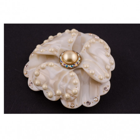 Ponytail 8cm Peonies TGM rail strass peony